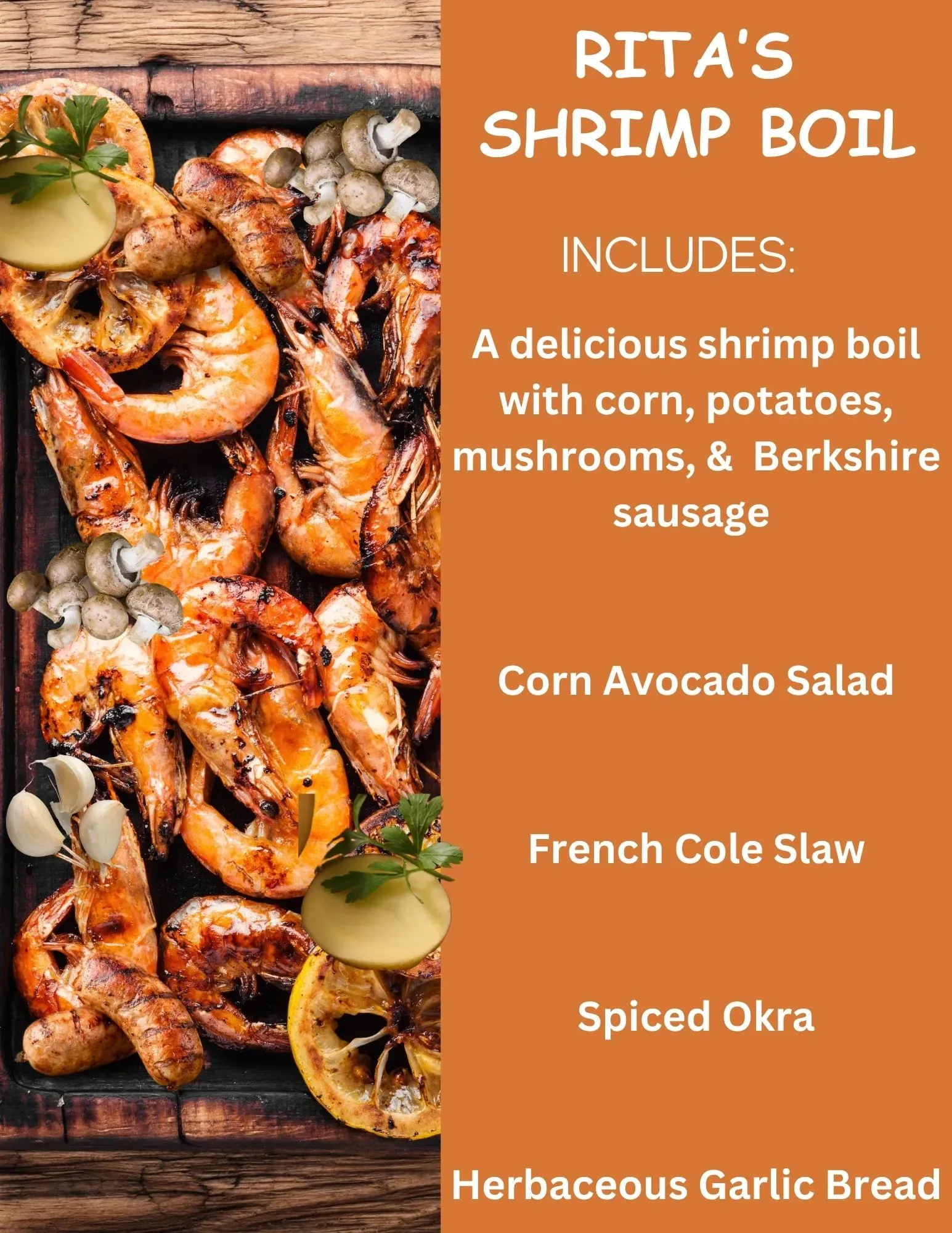 Shrimp Boil menu