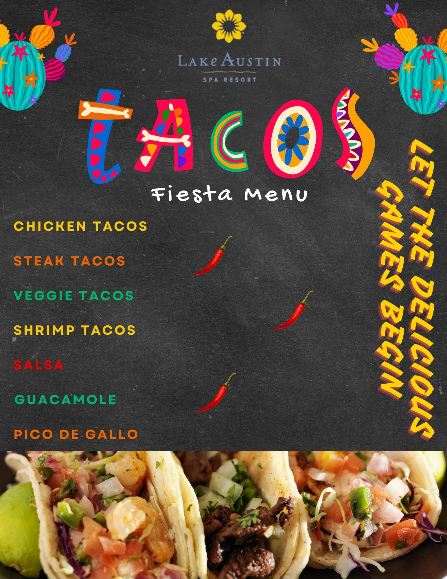 Tacos Fiesta menu